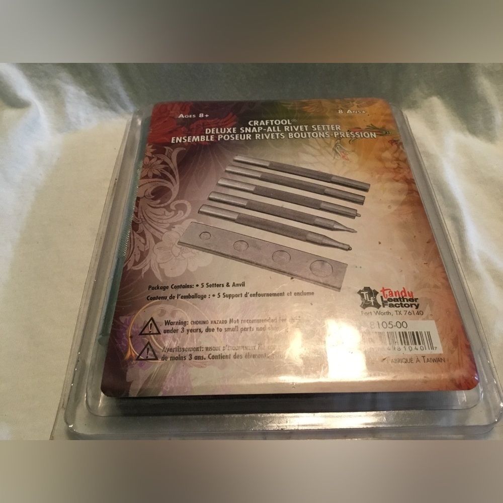 Craftool Deluxe Snap-All Rivet Setter, Tandy Leather New